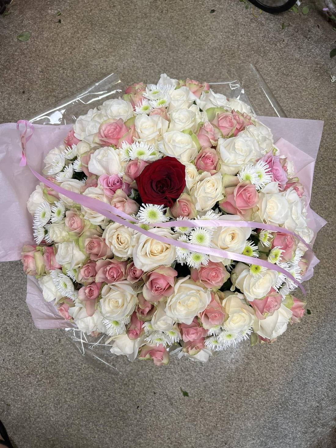 Fødselsdagsbuket fra Blomsterhjørnet Odense